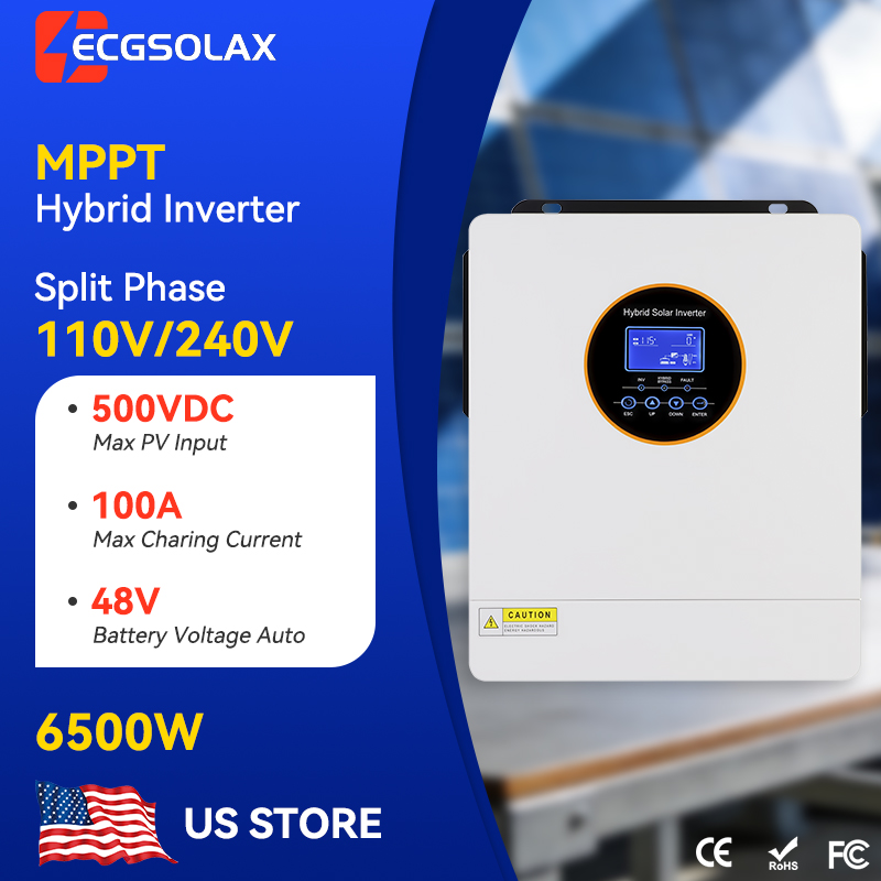Flexible Solar Panel - ECGSOLAX 6.5KW Hibrit Güneş İnvertörü ABD