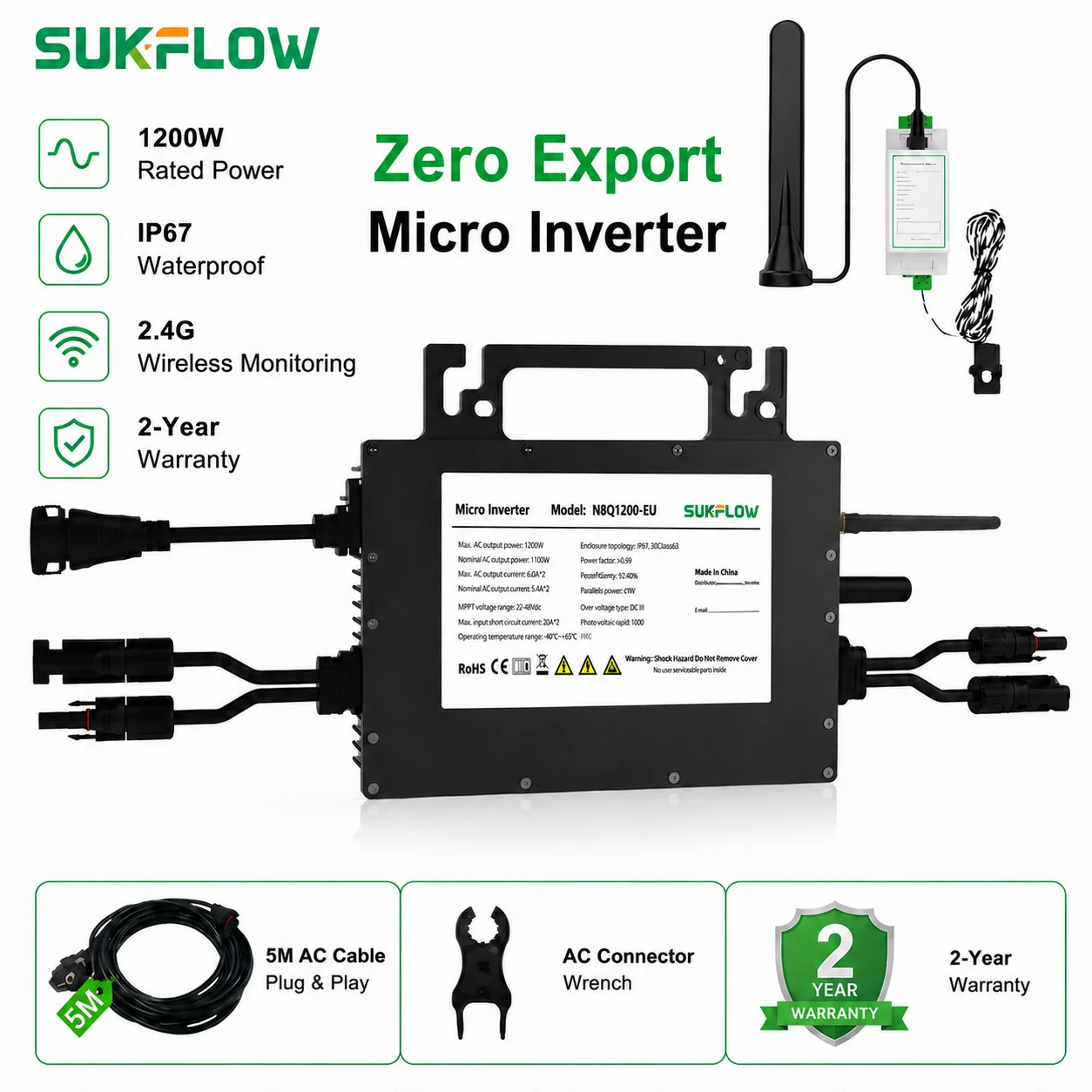SUKFLOW Zero Expert 1200W Şebe - Flexible Solar Panel incelemesi ve fiyatı