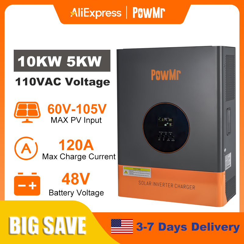 PowMr 10KW 5KW Bölünmüş Fazlı  - Flexible Solar Panel incelemesi ve fiyatı
